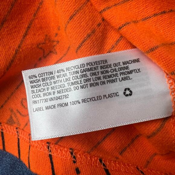 Cat and Jack Orange and Black Pumpkin Halloween Short Sleeve Dress - 3T - Picture 3 of 3